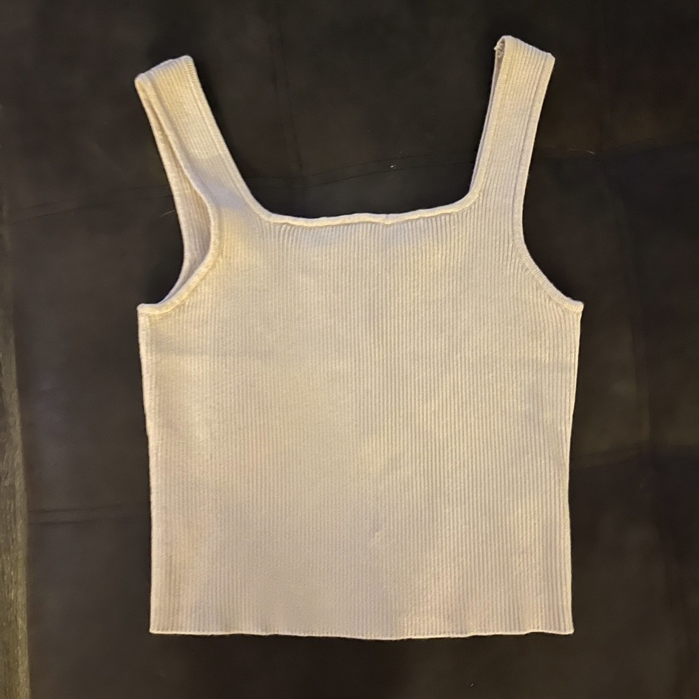 Plain pink tank top